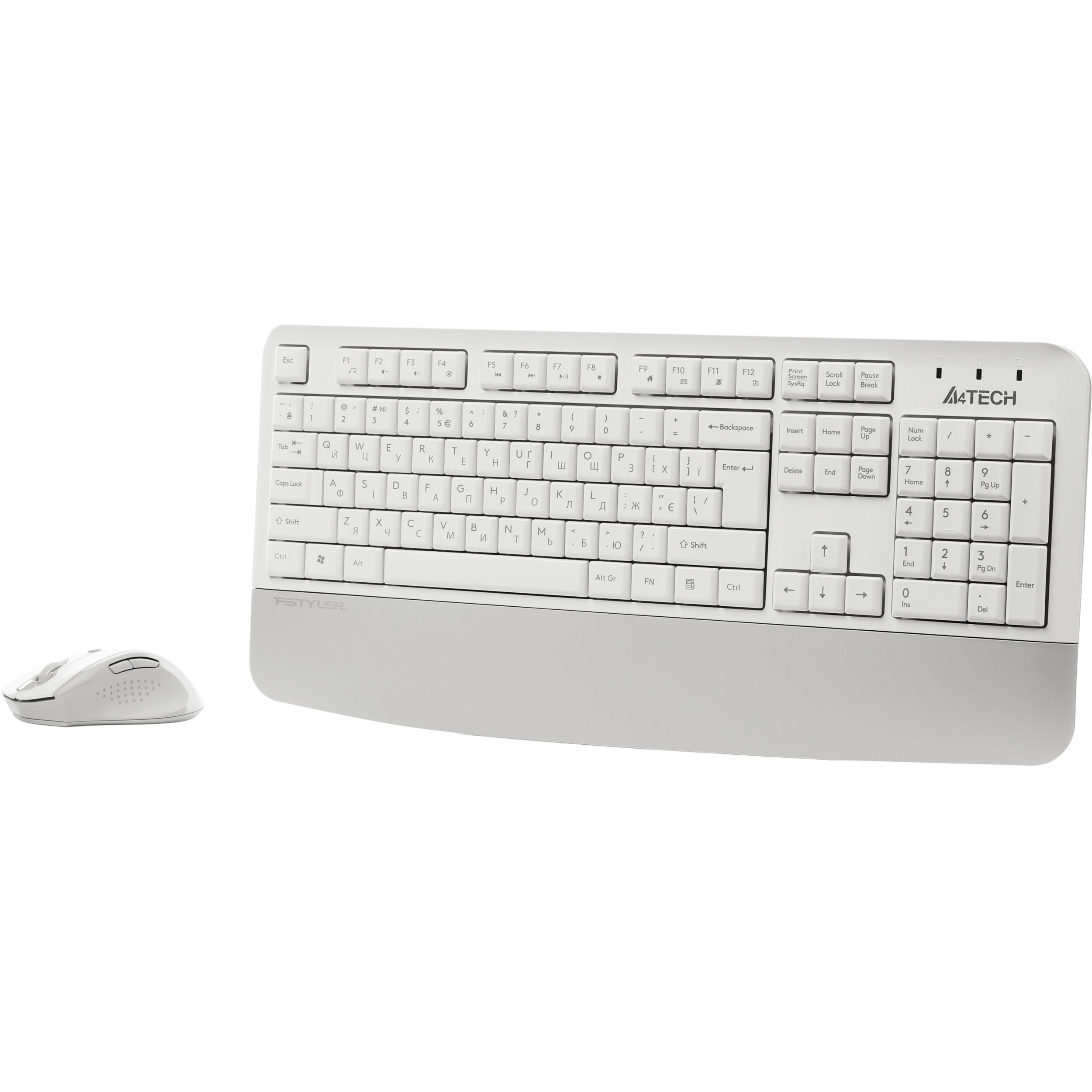 Комплект бездротовий A4TECH Fstyler FG2500S Plus White