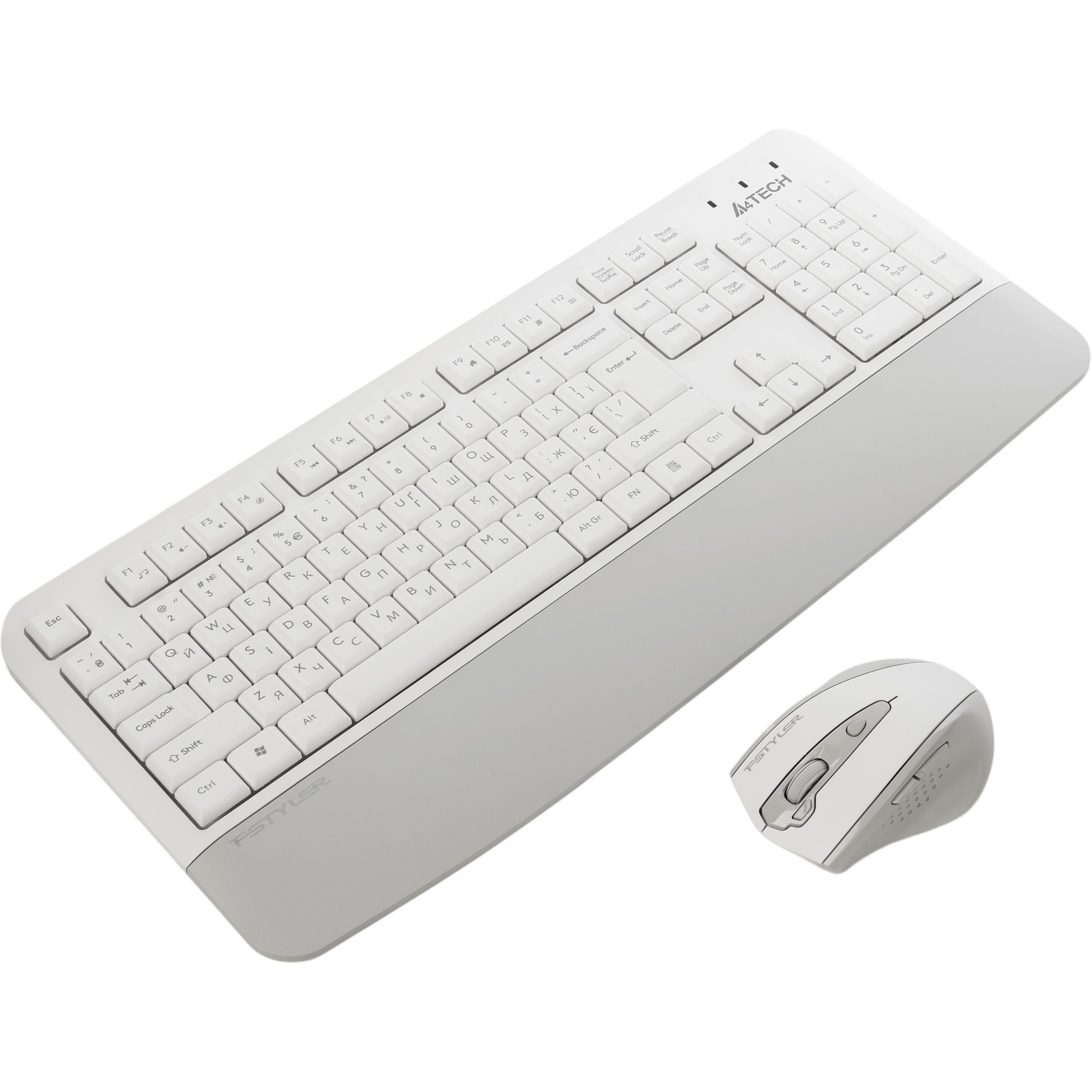 Комплект бездротовий A4TECH Fstyler FG2500S Plus White