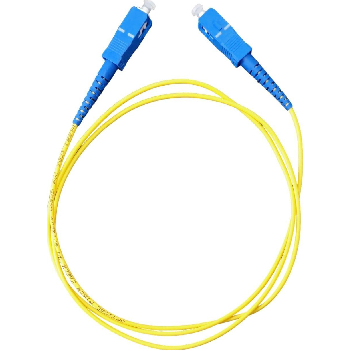 Оптический патч-корд GEAR SC/UPC-SC/UPC, SM, Simplex, 2м, Yellow