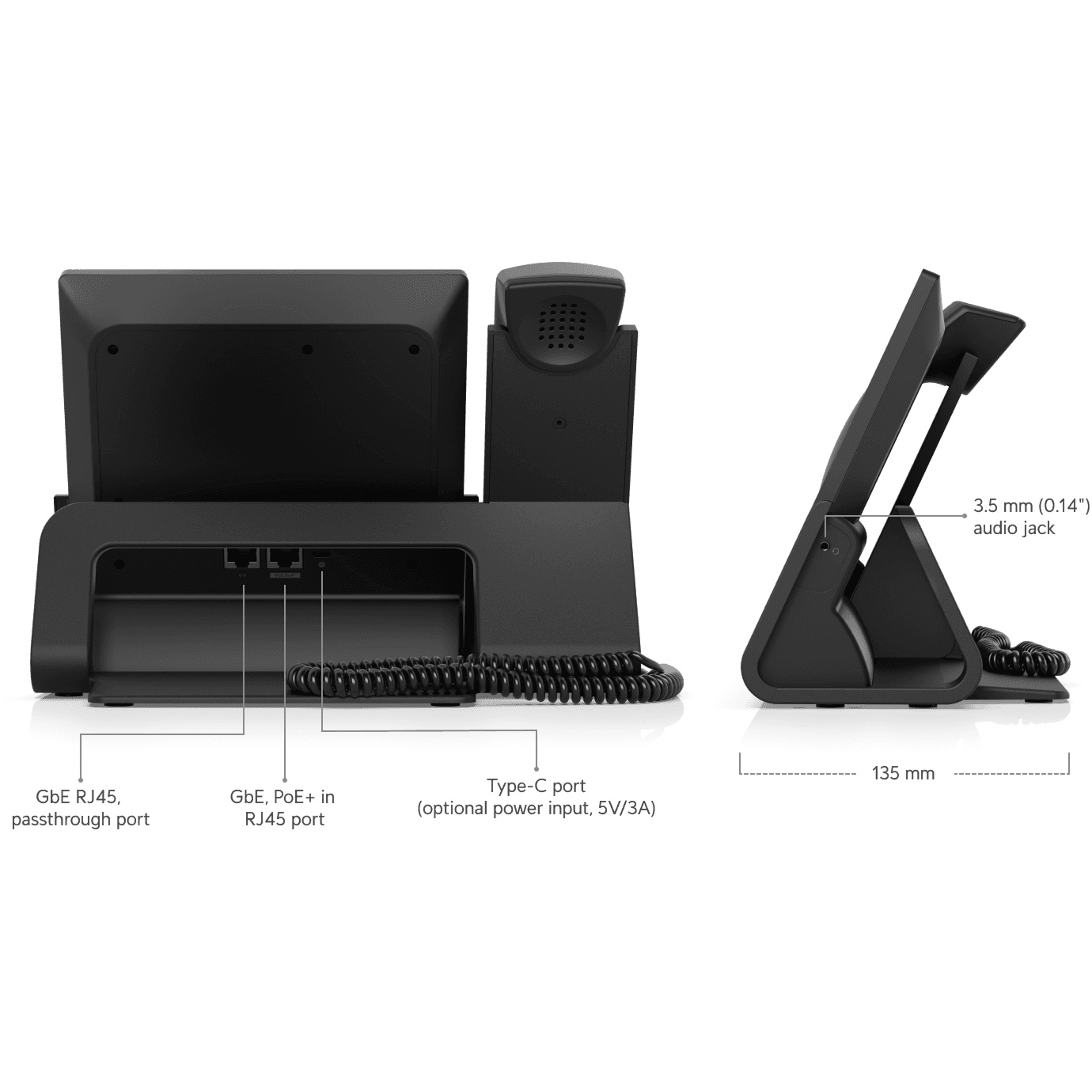 IP-телефон UBIQUITI UniFi G2 Touch Max Black