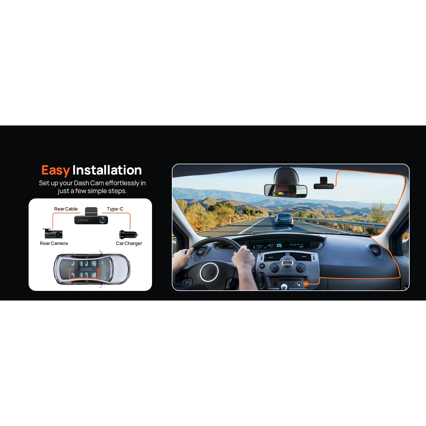 Автомобільний відеореєстратор Xiaomi 70MAI Dash Cam 4K M800