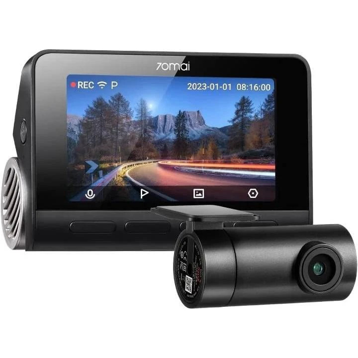 Автомобільний відеореєстратор з камерою заднього виду Xiaomi 70MAI Dash Cam 4K A810S-2 Set