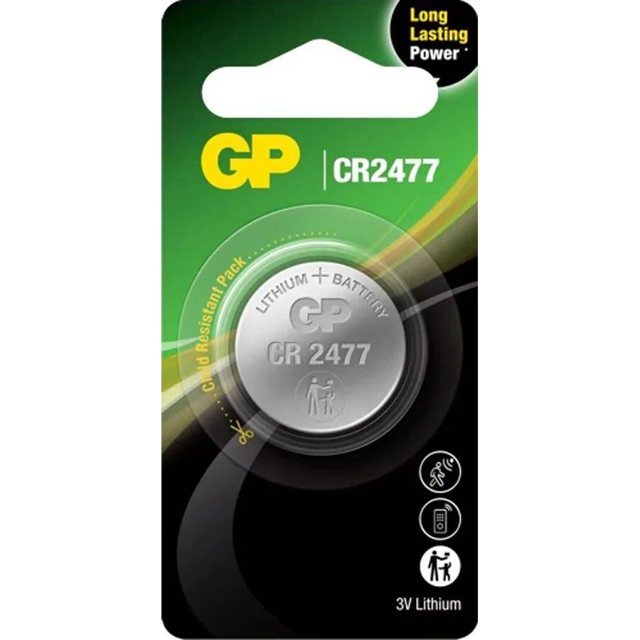 Батарейка GP Lithium CR2477 (GPCR2477E-CPU1)