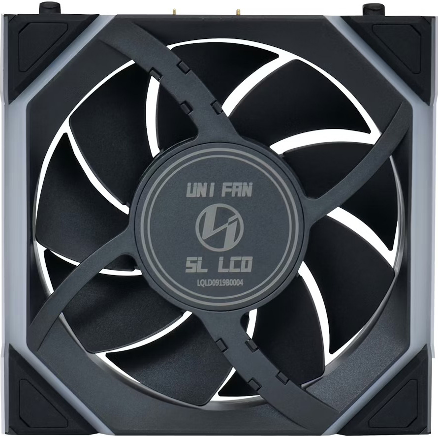 Вентилятор LIAN LI Uni Fan SL Wireless LCD 120 Black (G99.12SLLCD1W1B.00)