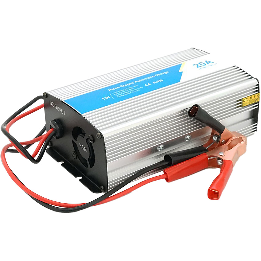 Зарядний пристрій для АКБ NETPRO GEL/AGM 12V, 20A