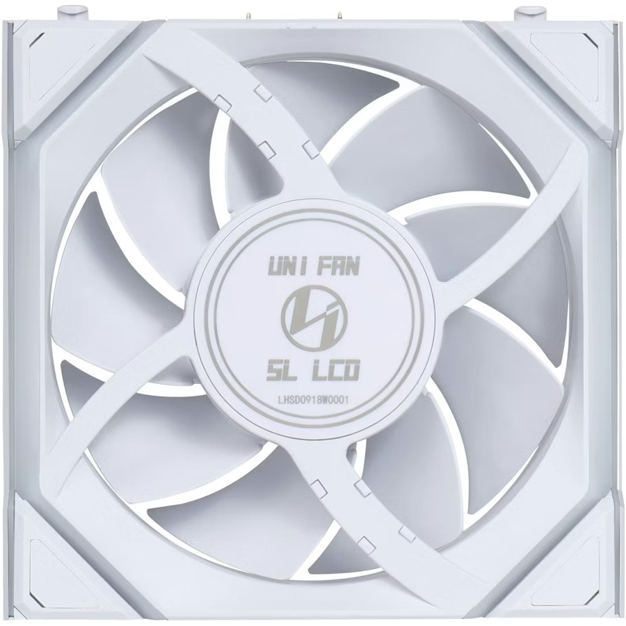 Комплект вентиляторів LIAN LI Uni Fan SL Wireless LCD 120 w/controller White 3-Pack (G99.12SLLCD1W3W.00)