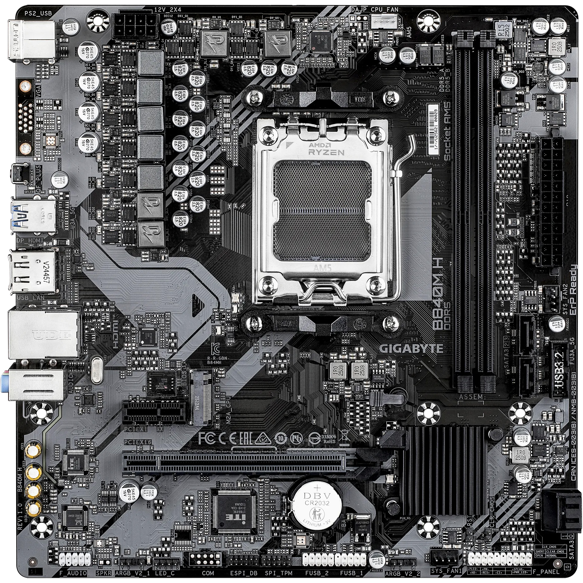 Материнская плата GIGABYTE B840M H