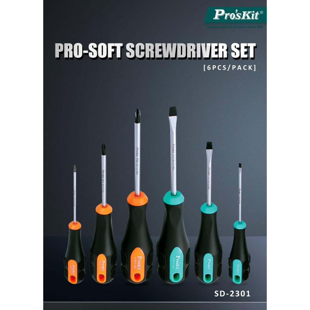 Набір викруток PRO'SKIT SD-2301 6шт