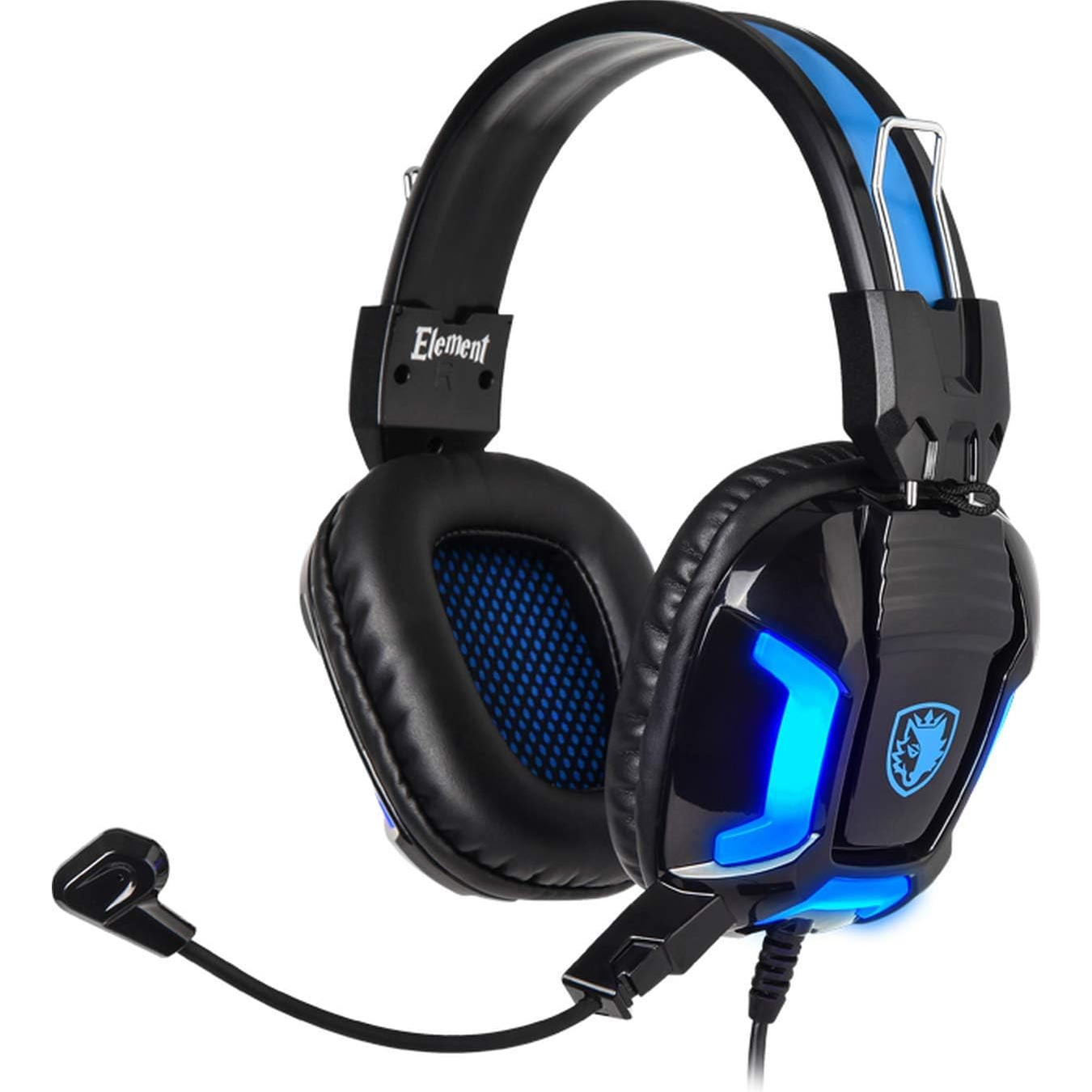 Наушники SADES SA-702 Element Black/Blue