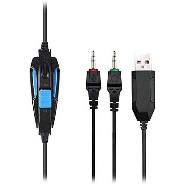Наушники SADES SA-702 Element Black/Blue