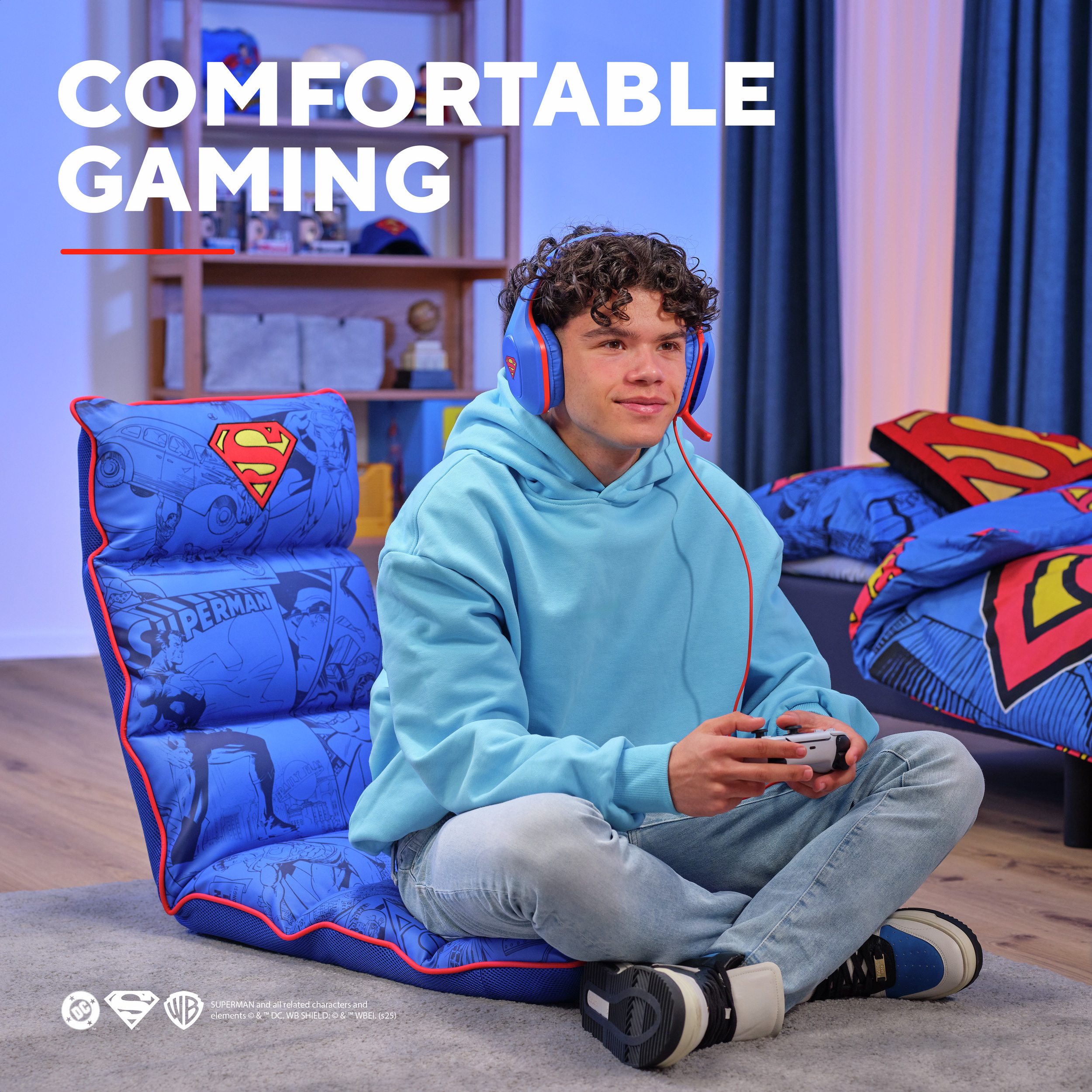 Навушники геймерскі TRUST Gaming GXT 415SM Zirox Superman Edition (25738)