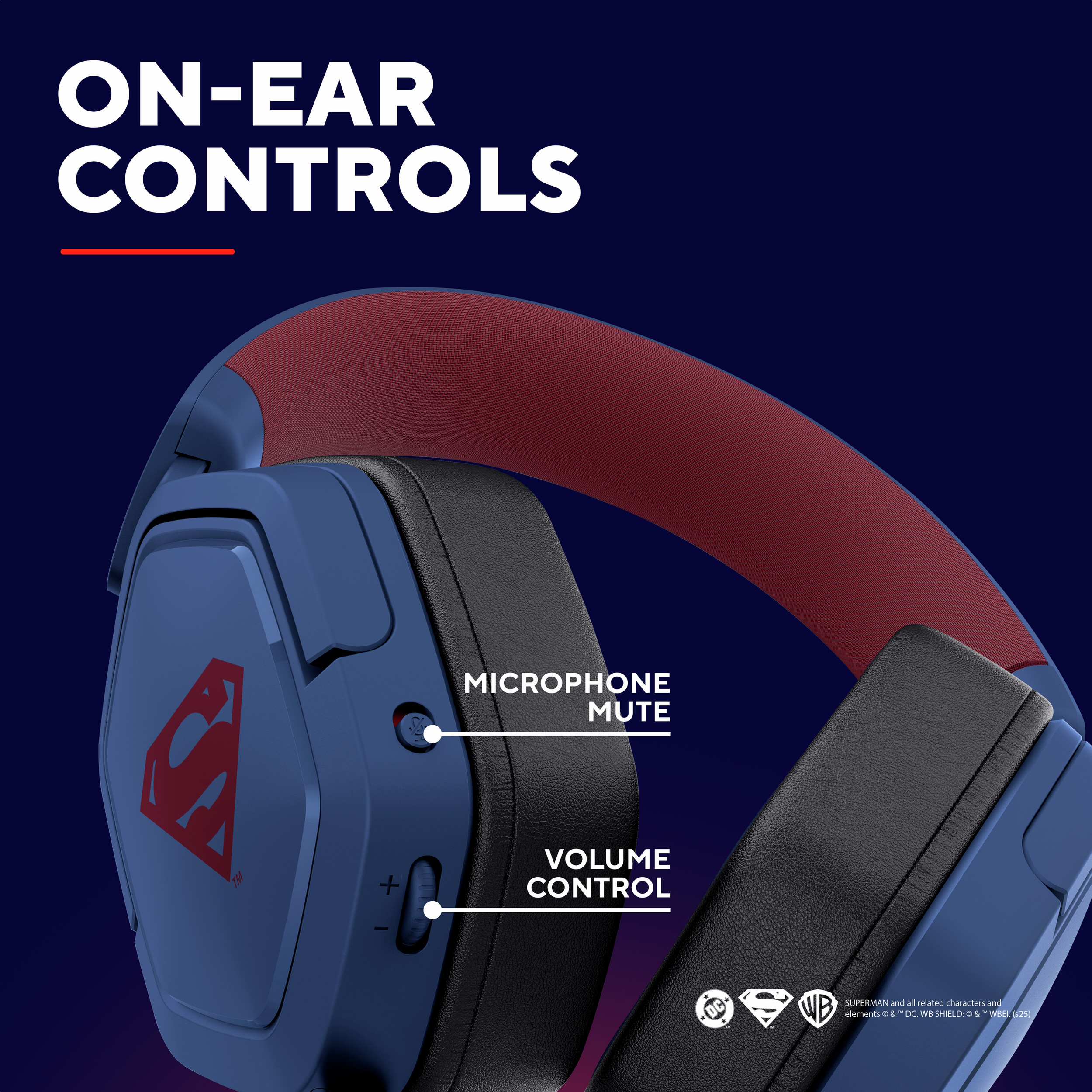 Наушники геймерские TRUST Gaming GXT492SM Carus Superman Edition (25739)