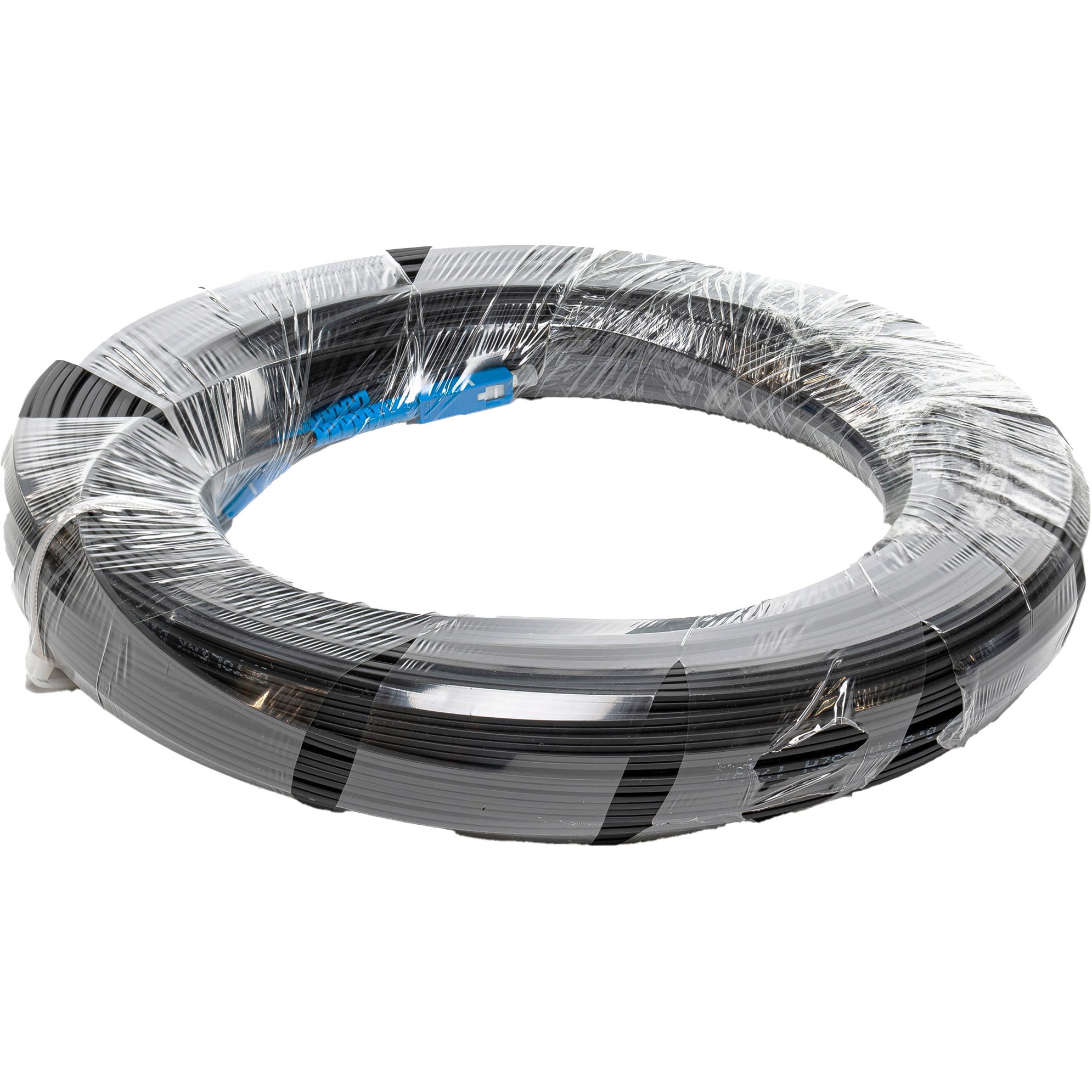 Оптичний патч-корд RCI SC/UPC-SC/UPC, SM, Simplex, 75м, Black