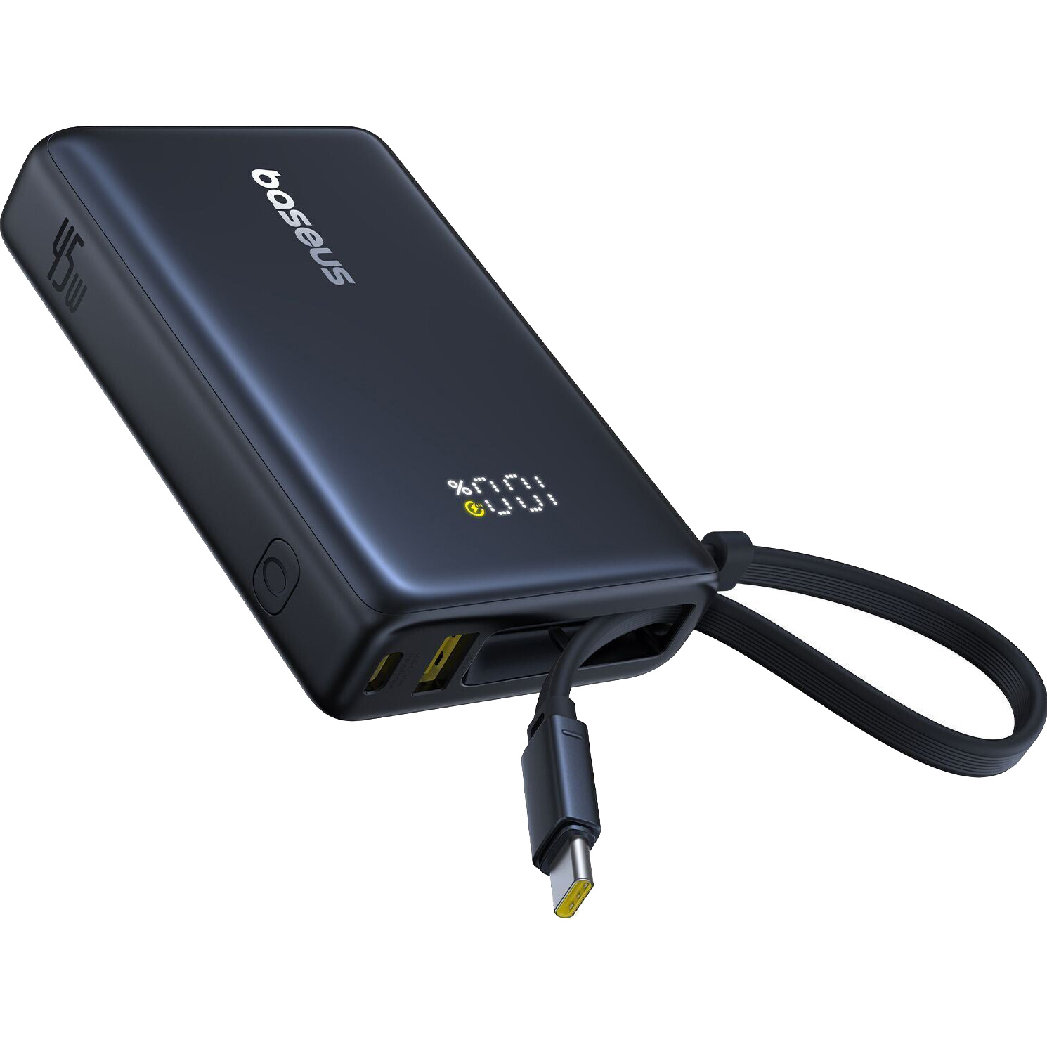Повербанк BASEUS PicoGo Digital Display Power Bank 45W 10000mAh Cosmic Black (P10076803123-00)