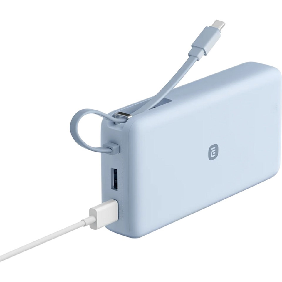 Повербанк XIAOMI Power Bank with Integrated Type-C Cable 67W 20000mAh Ice Blue (BHR08O8GL)