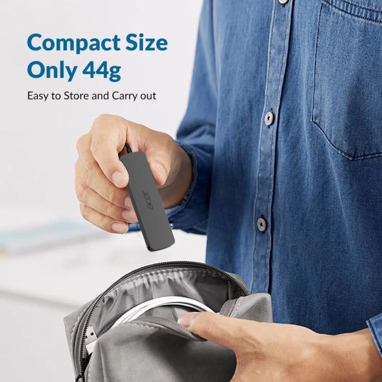 Порт-реплікатор ACER 5-in-1 Type-C Dongle (HP.DSCAB.021)