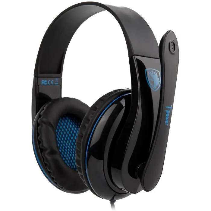 Навушники геймерскі SADES SA-701 Tpower Black/Blue
