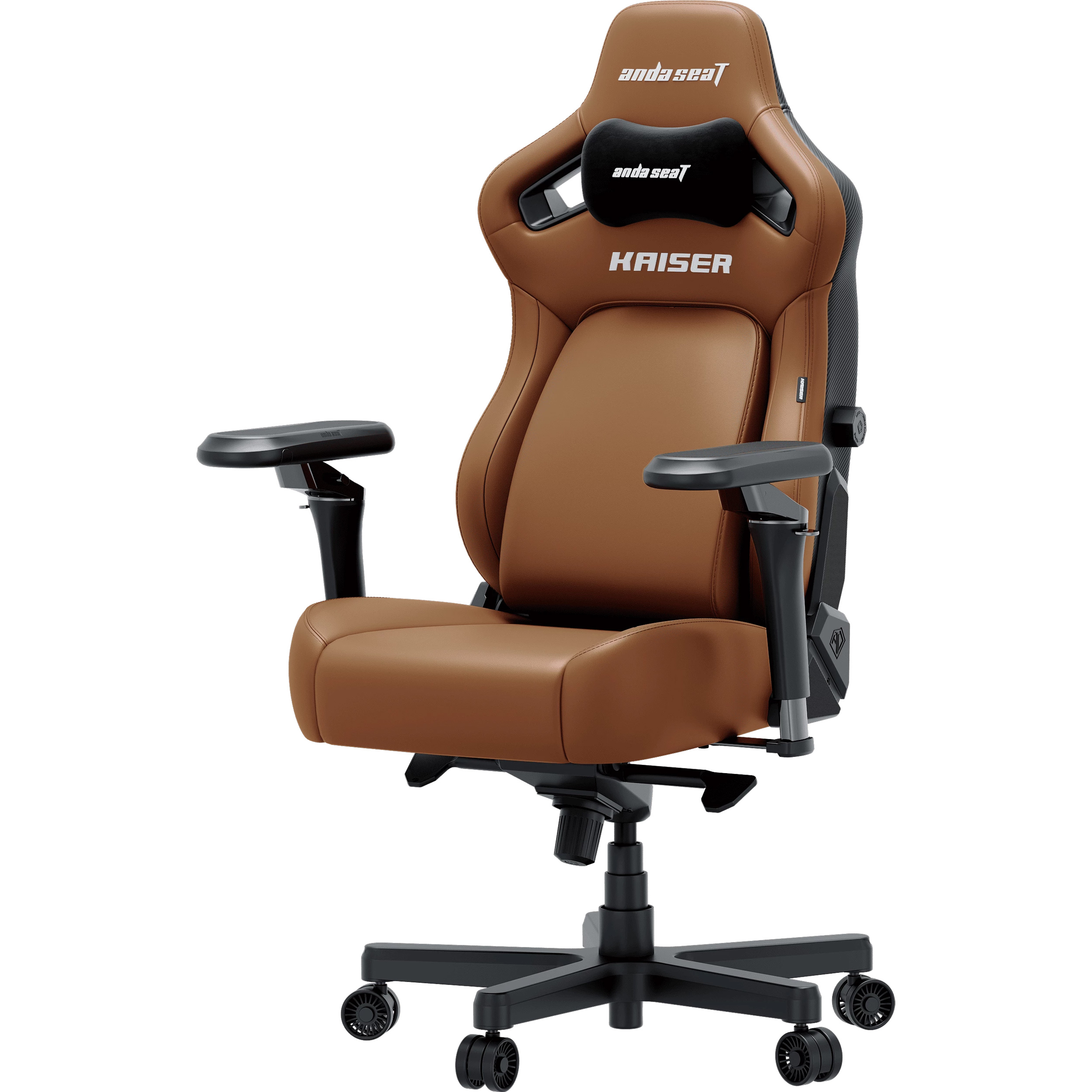 Кресло геймерское ANDA SEAT Kaiser 4 V2 PVC XL Bentley Brown