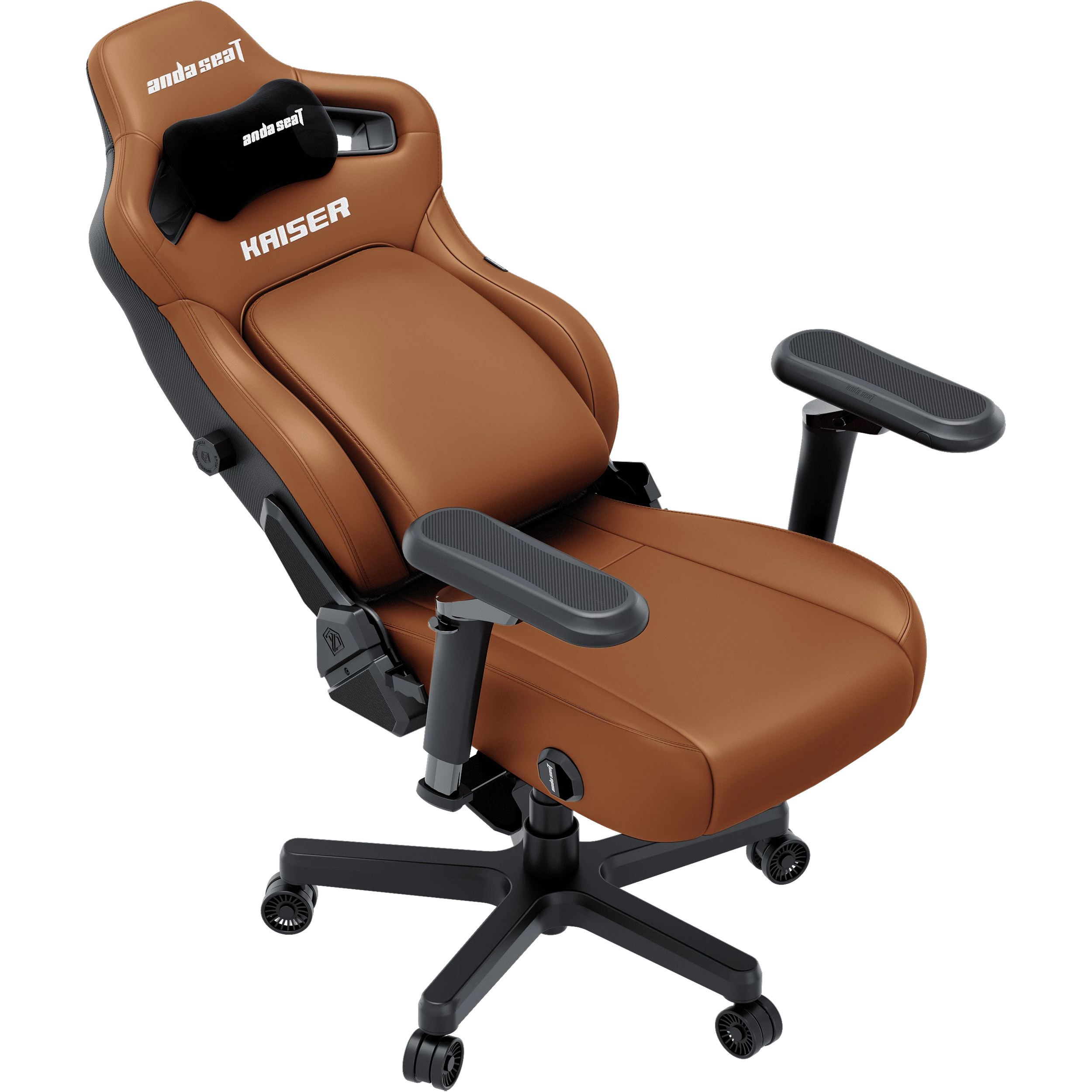 Кресло геймерское ANDA SEAT Kaiser 4 V2 PVC XL Bentley Brown