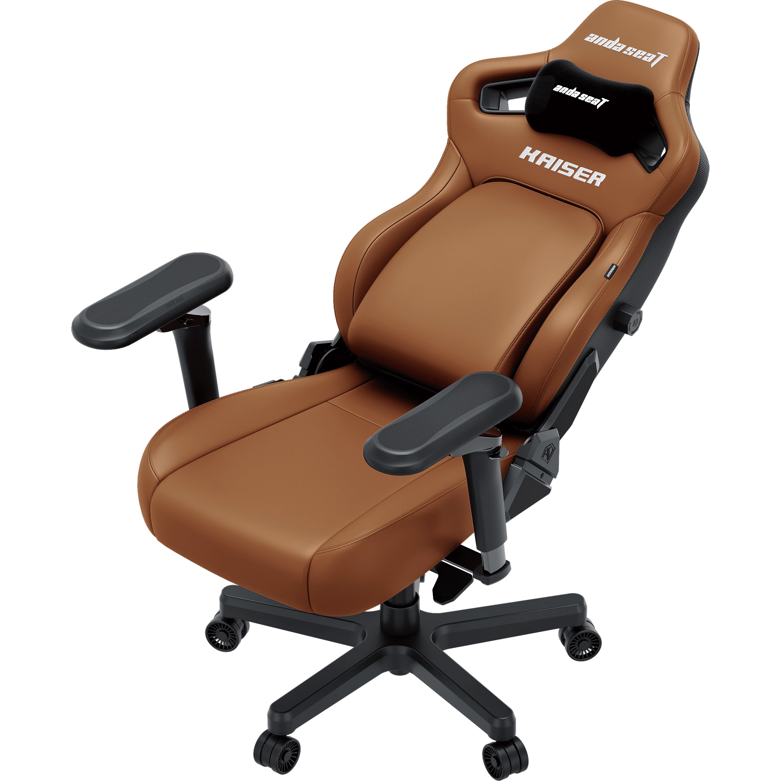 Кресло геймерское ANDA SEAT Kaiser 4 V2 PVC XL Bentley Brown