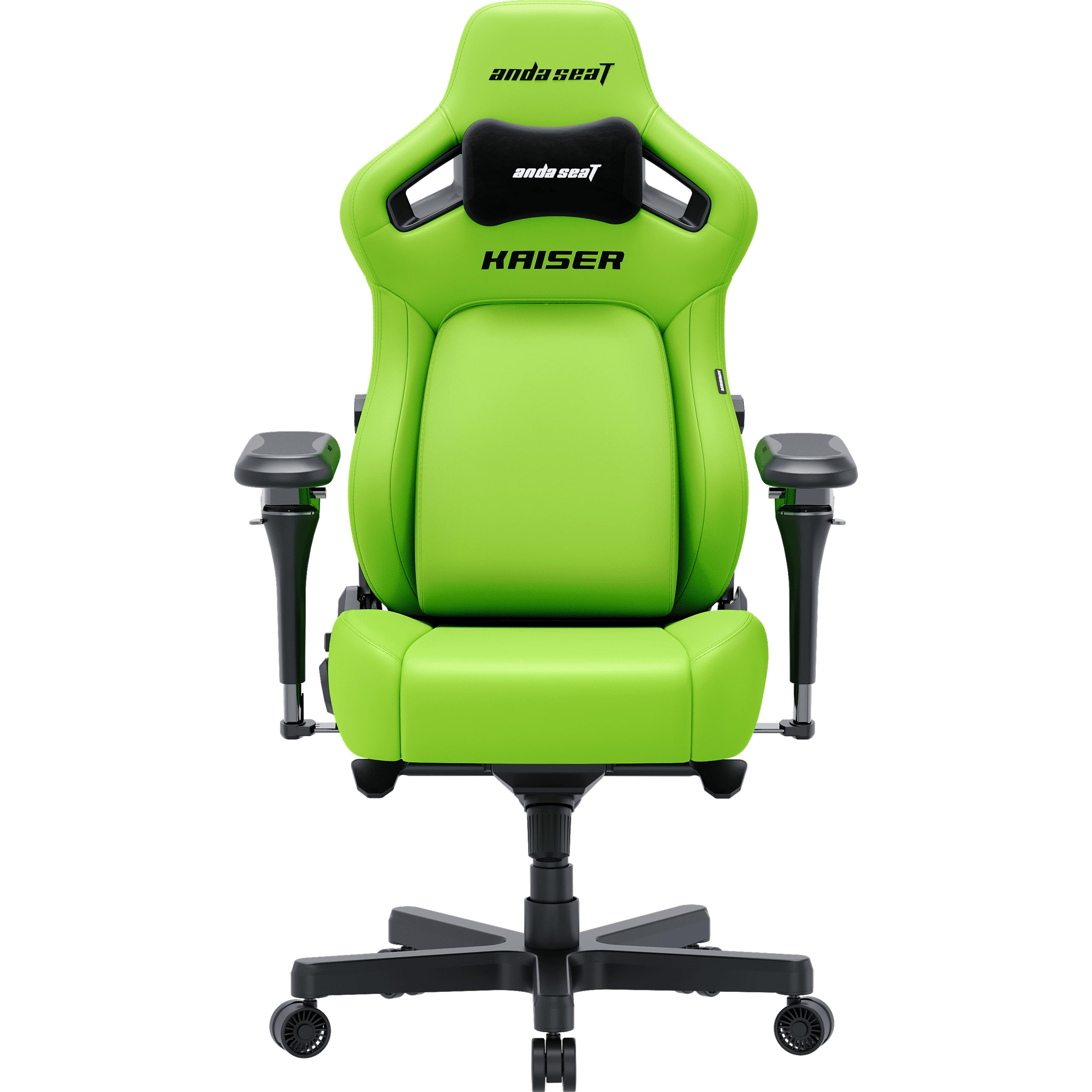 Крісло геймерське ANDA SEAT Kaiser 4 V2 PVC XL Cyber Green