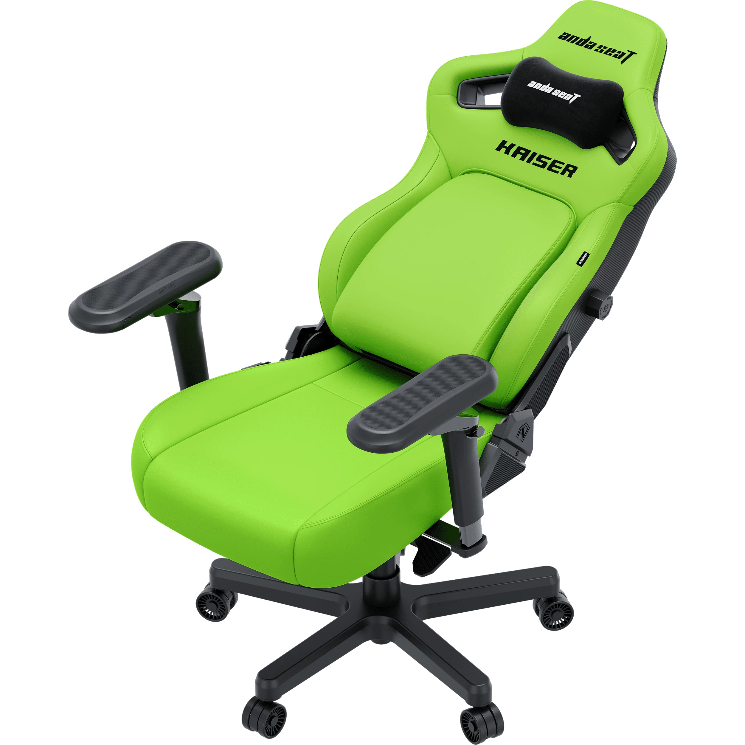 Крісло геймерське ANDA SEAT Kaiser 4 V2 PVC XL Cyber Green