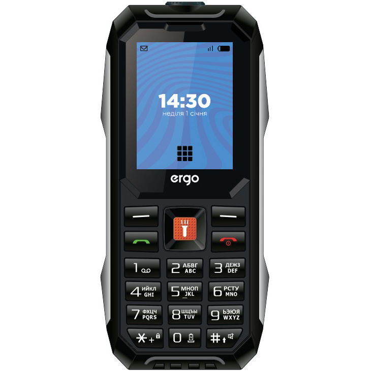 Мобильный телефон ERGO E182 Black