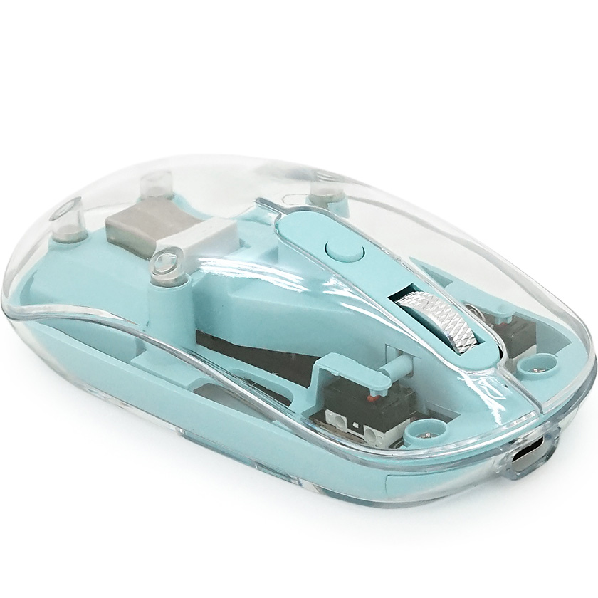 Мышь JEDEL WD131P Transparent Blue
