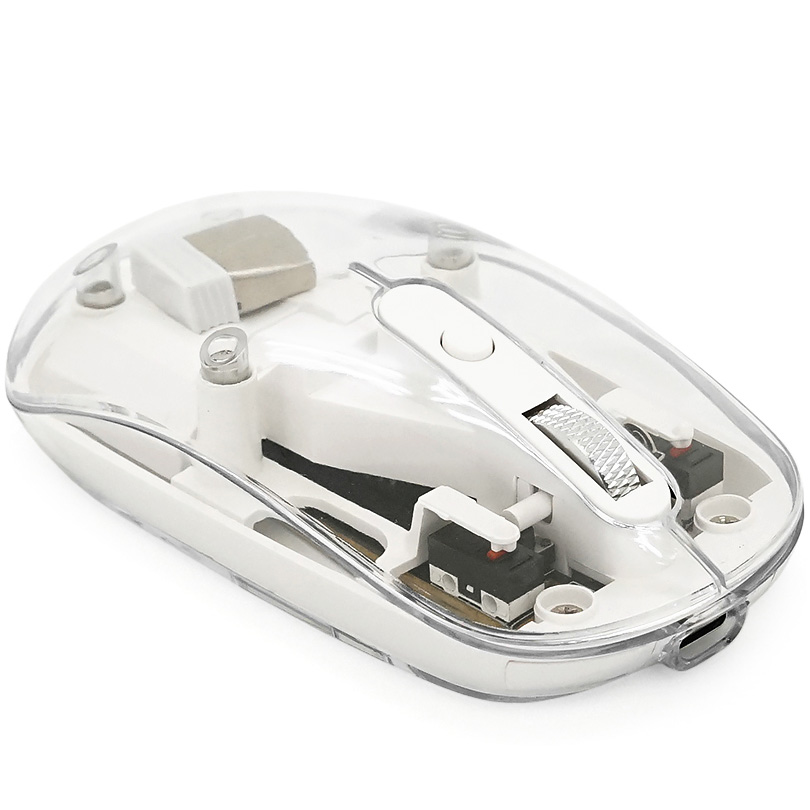 Миша JEDEL WD131P Transparent White