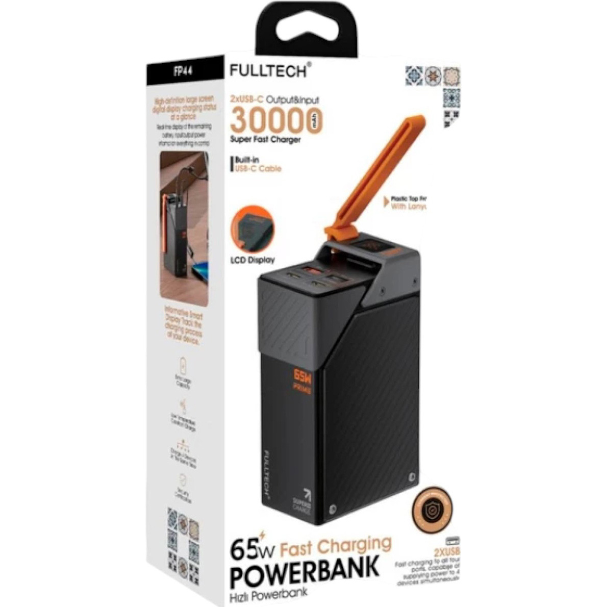 Повербанк FULLTECH Prime 30/65 65W 30000mAh