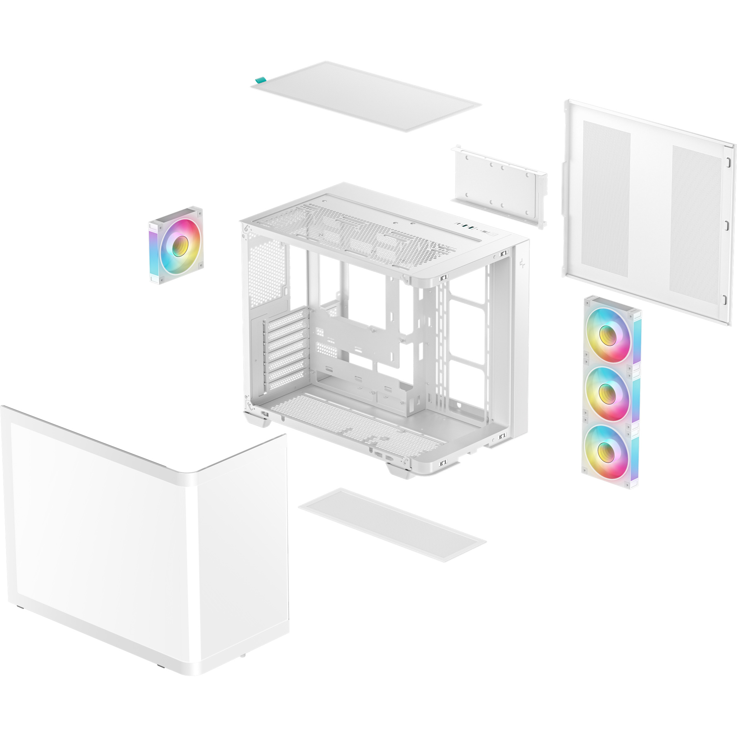 Корпус DEEPCOOL CG530U 4F White (R-CG530U-WHAGA4-G)