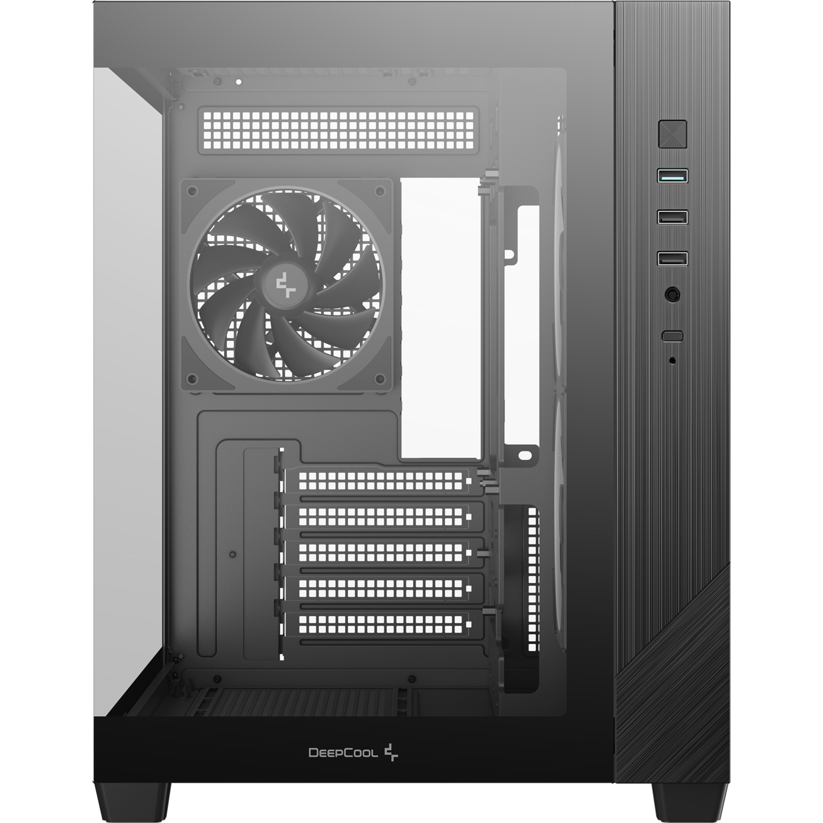 Корпус DEEPCOOL CG330 3F Black (R-CG330-BKNGM3-G)