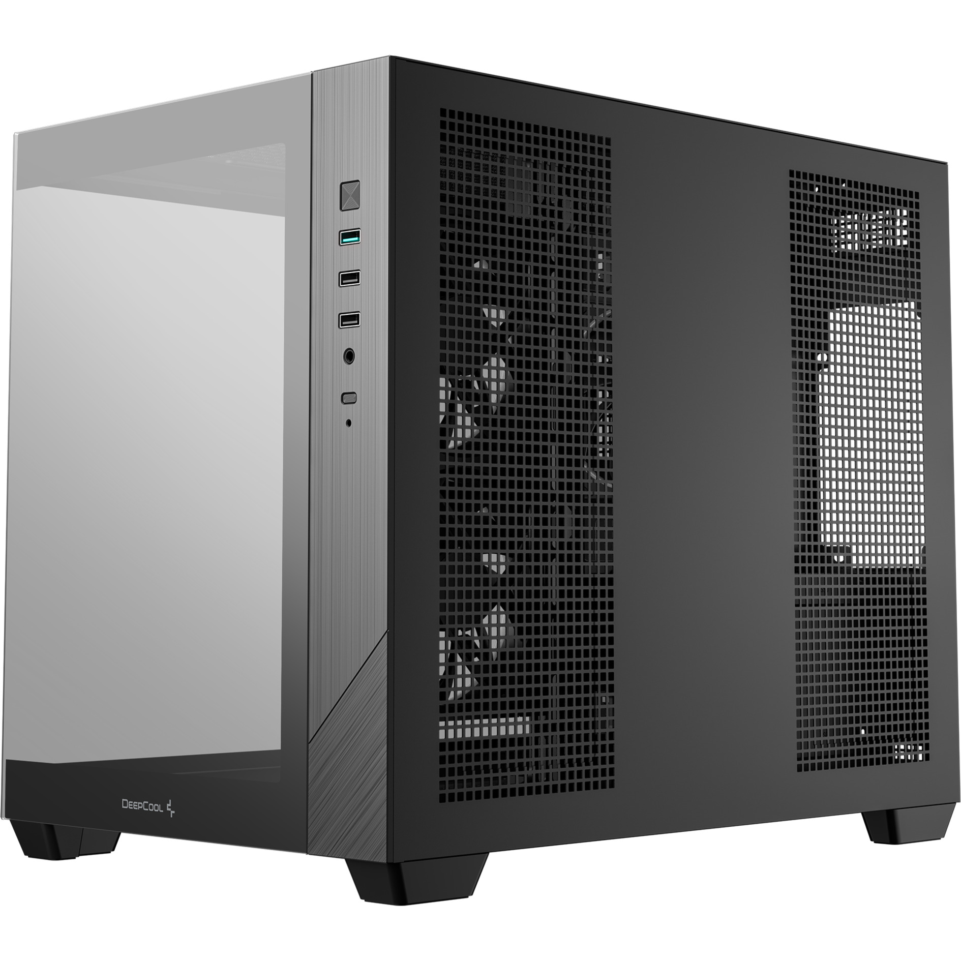Корпус DEEPCOOL CG330 3F Black (R-CG330-BKNGM3-G)