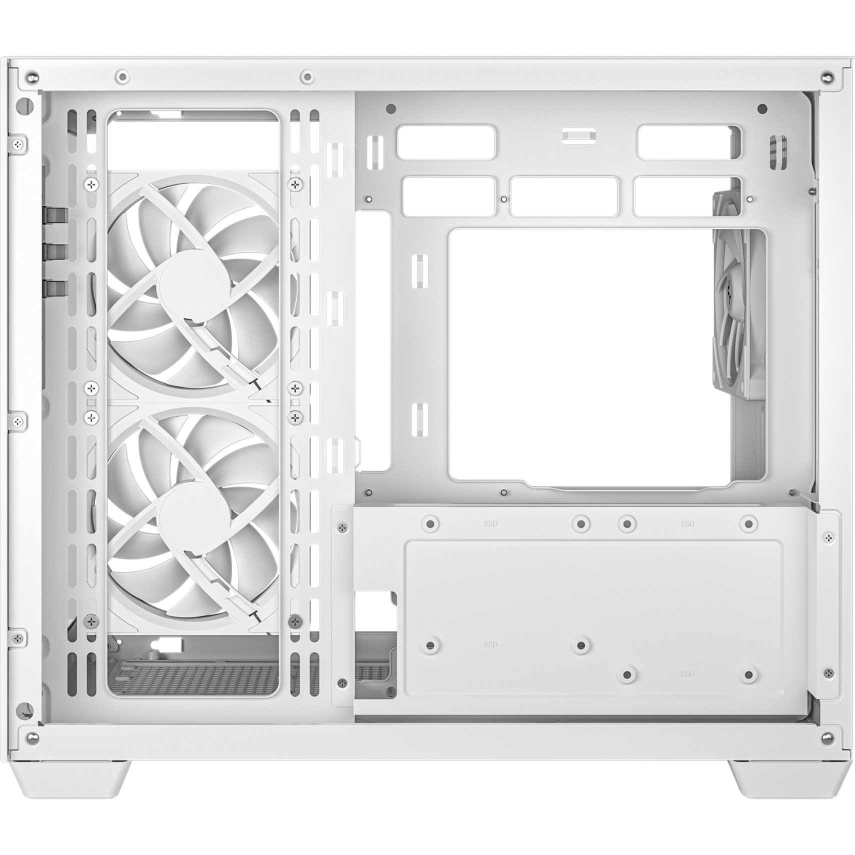 Корпус DEEPCOOL CG330 3F White (R-CG330-WHNGM3-G)
