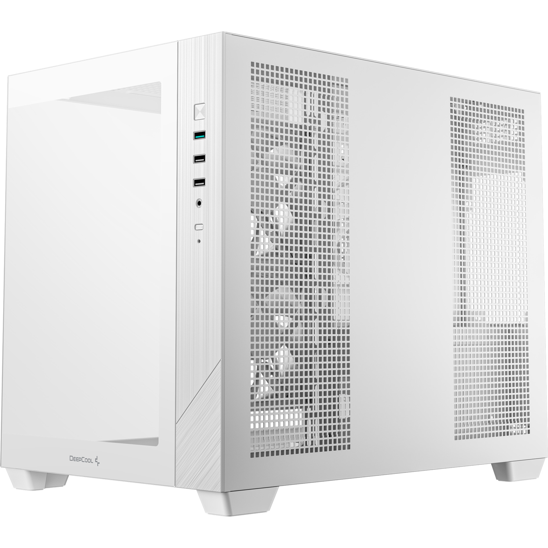 Корпус DEEPCOOL CG330 3F White (R-CG330-WHNGM3-G)