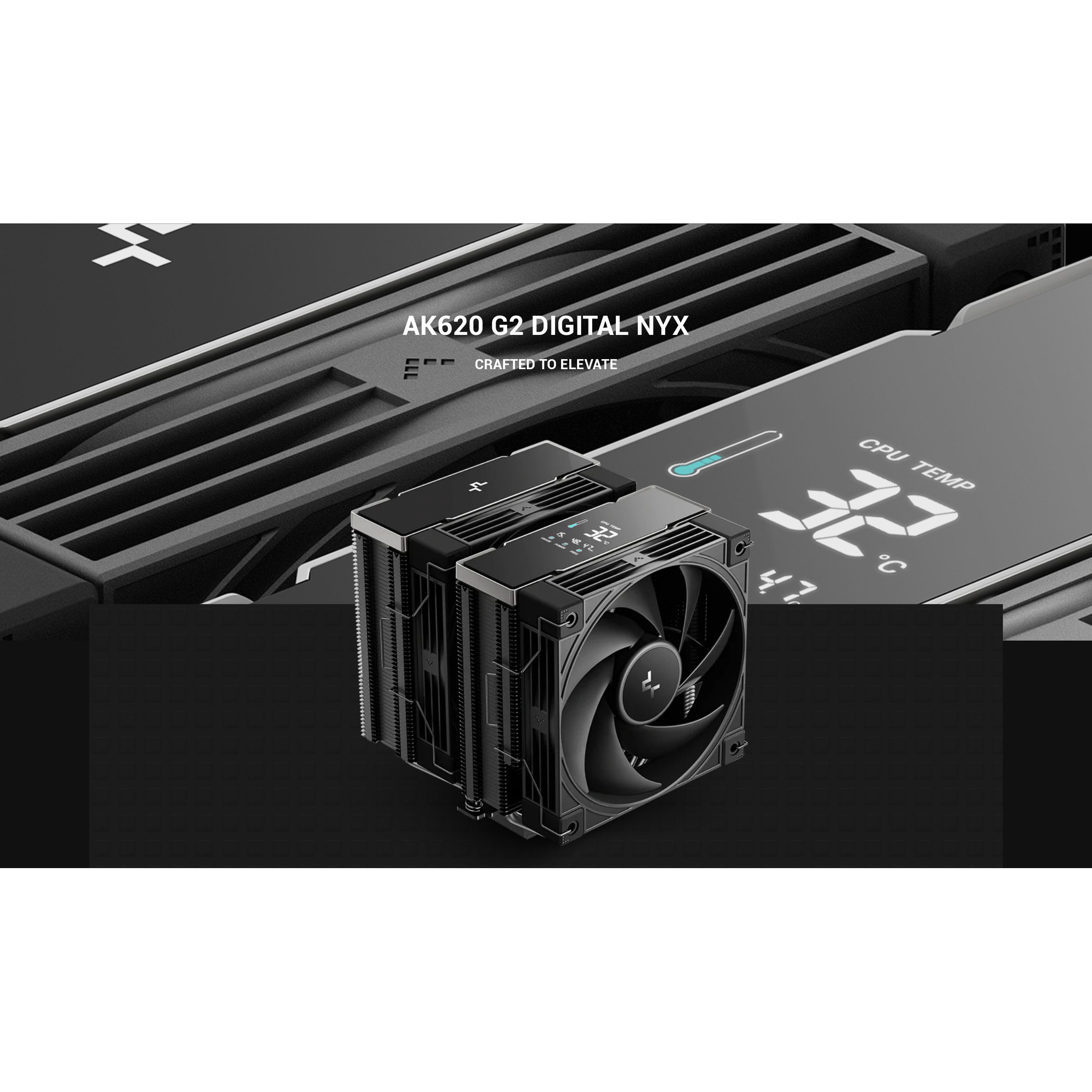 Кулер для процесора DEEPCOOL AK620 G2 Digital NYX Black (R-AK620G2-BKNNMN-GJD-1)