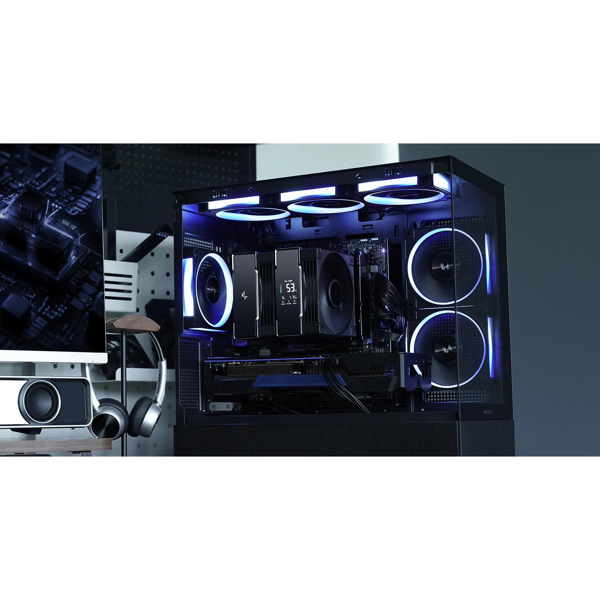 Кулер для процесора DEEPCOOL AK620 G2 Digital NYX Black (R-AK620G2-BKNNMN-GJD-1)