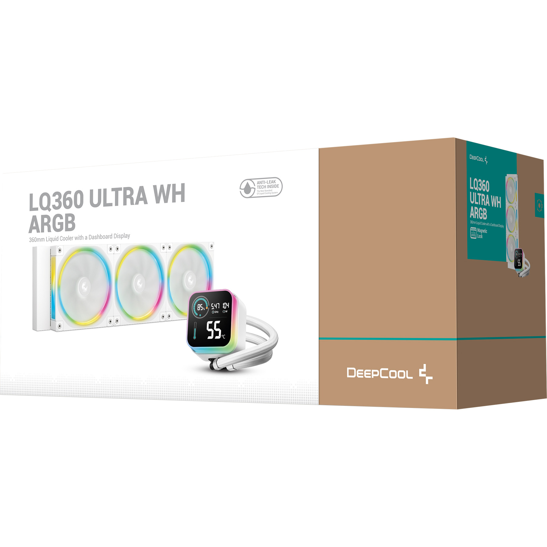 Система водяного охлаждения DEEPCOOL LQ360 Ultra ARGB White (R-LQ360-WHASMC-G-1)