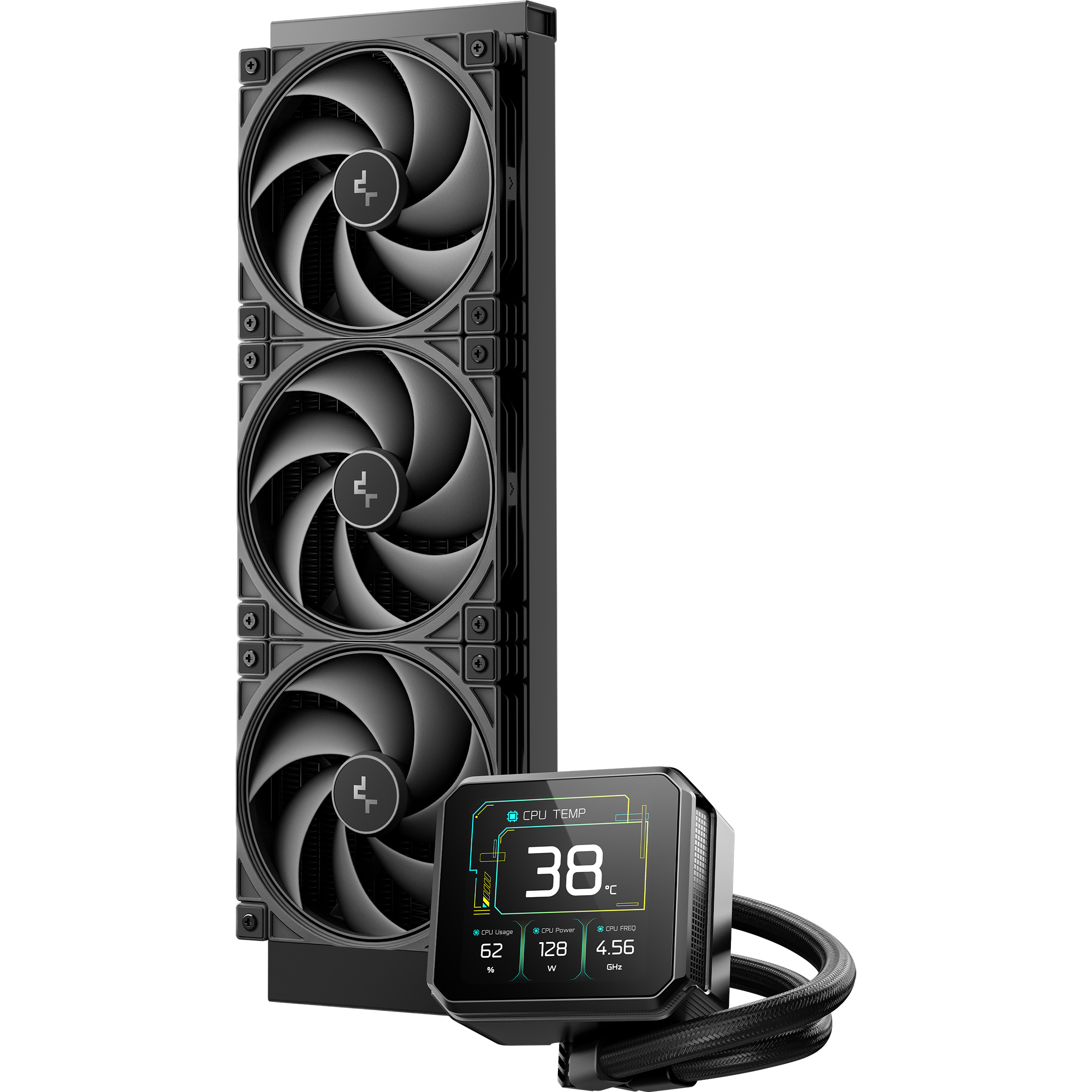 Система водяного охлаждения DEEPCOOL Spartacus 360 Black (R-SPT360-BKDSMP-G-1)