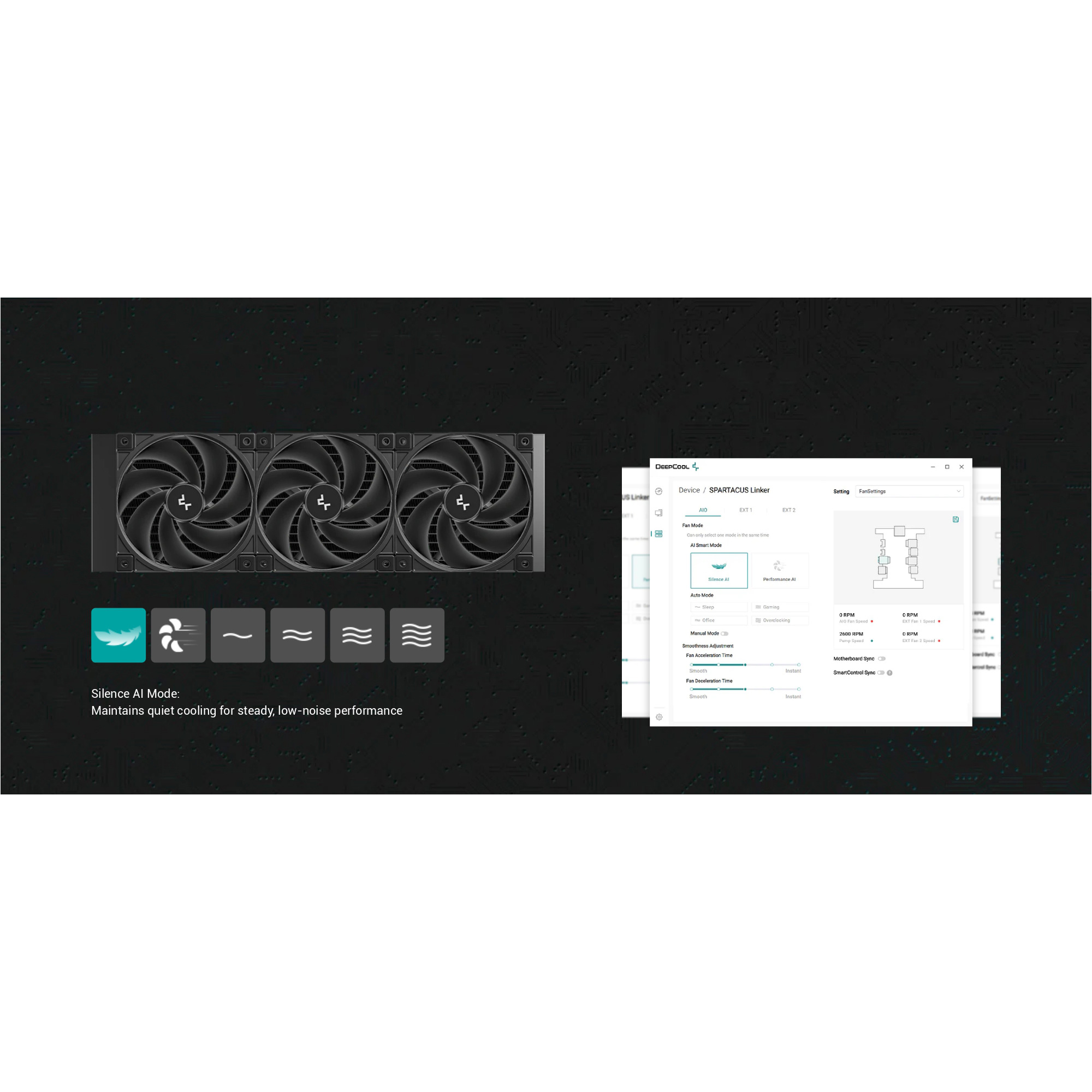 Система водяного охлаждения DEEPCOOL Spartacus 360 Black (R-SPT360-BKDSMP-G-1)