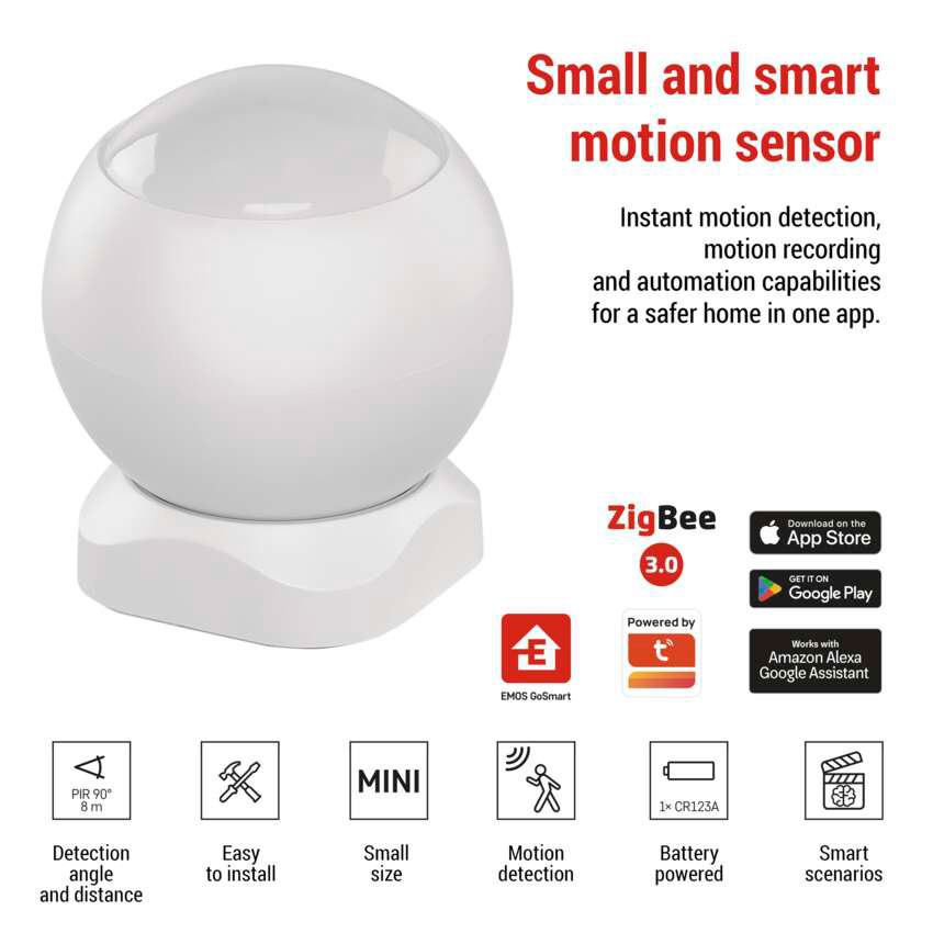 Датчик движения EMOS GoSmart PIR (H5024)