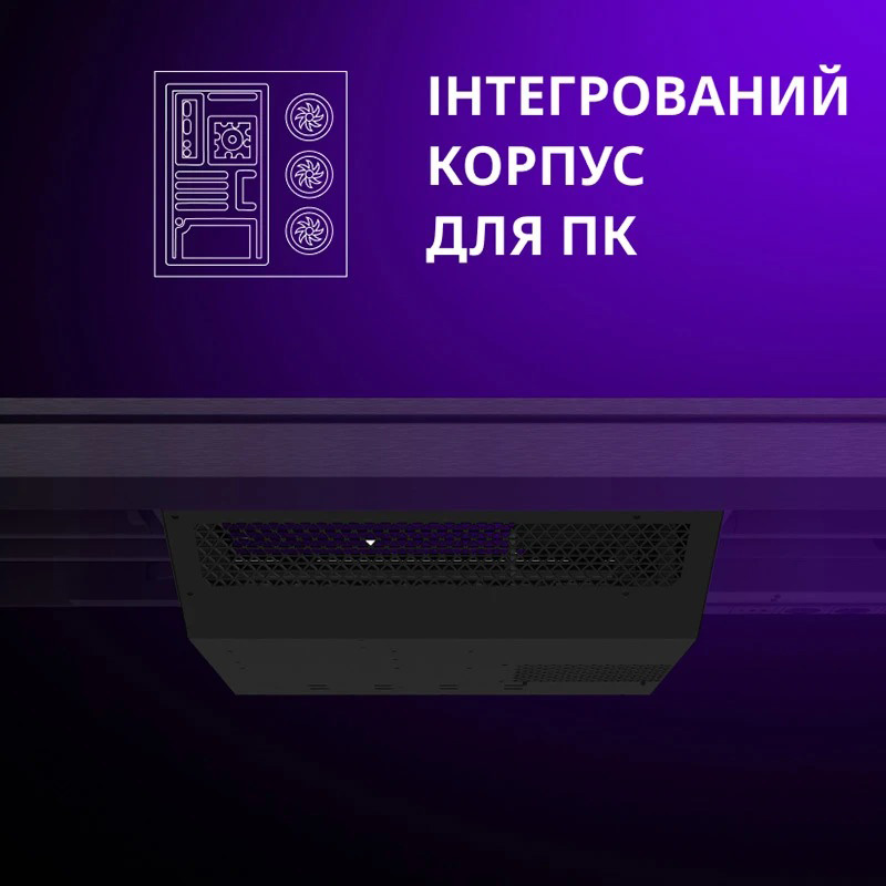Геймерский стол LORGAR DE90G Black