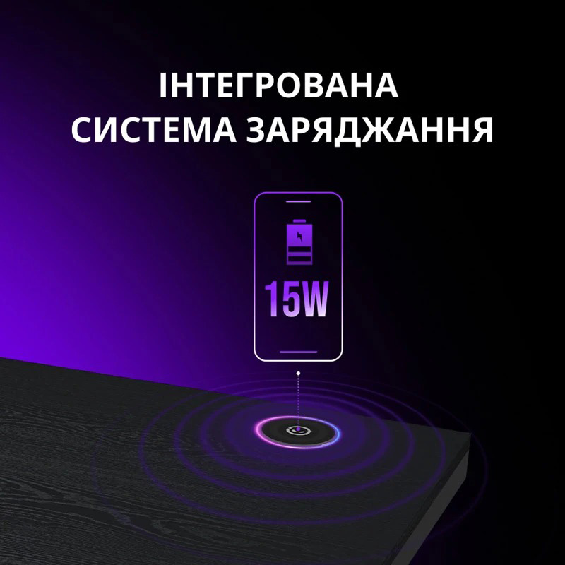 Геймерский стол LORGAR DE90G Black