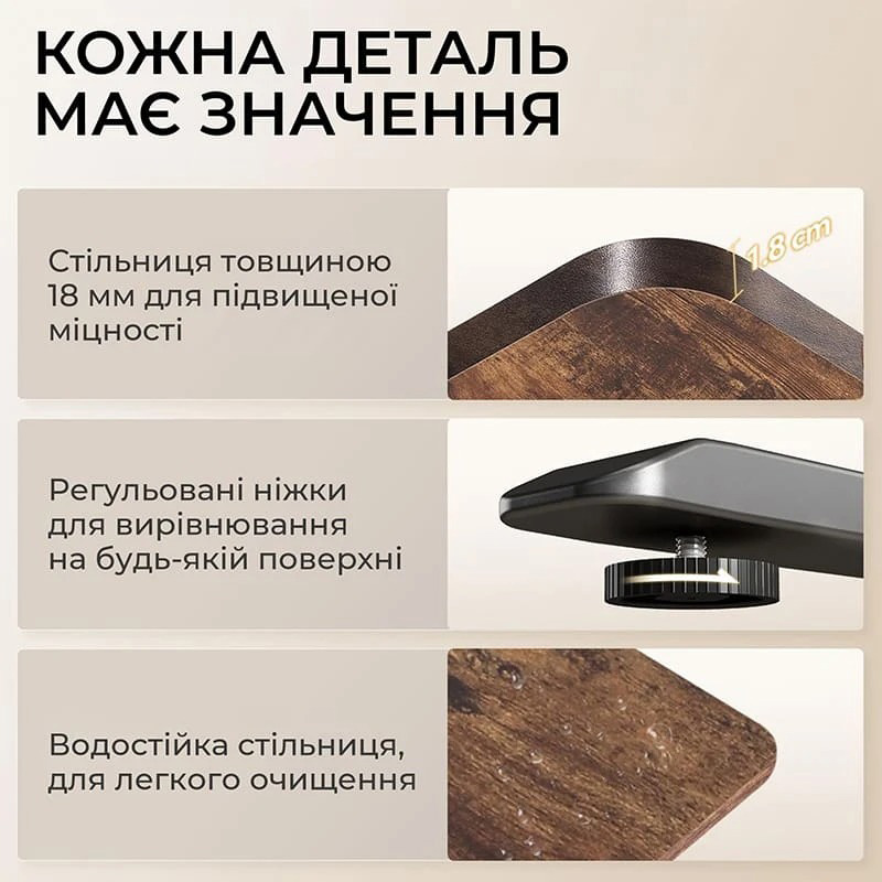 Компьютерный стол с электрорегулировкой высоты SIHOO D03 Wallnut/Black