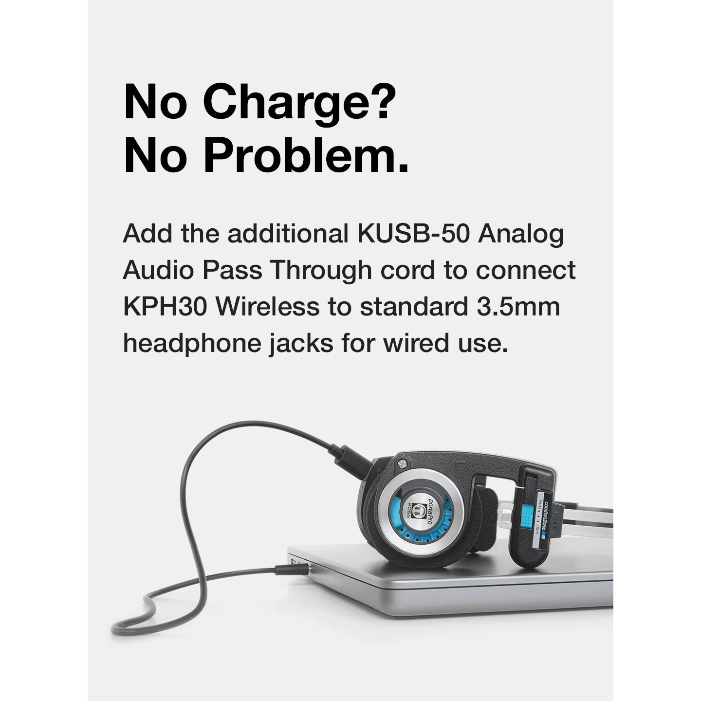Наушники KOSS Porta Pro Wireless 2.0 White (198178.101)