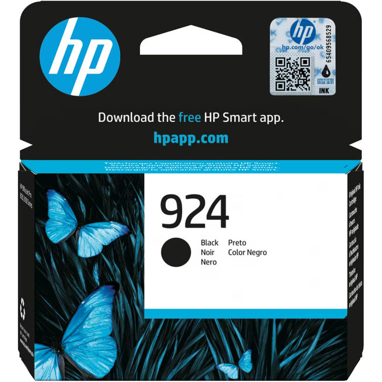 Картридж HP 924, Black (4K0U6NE)
