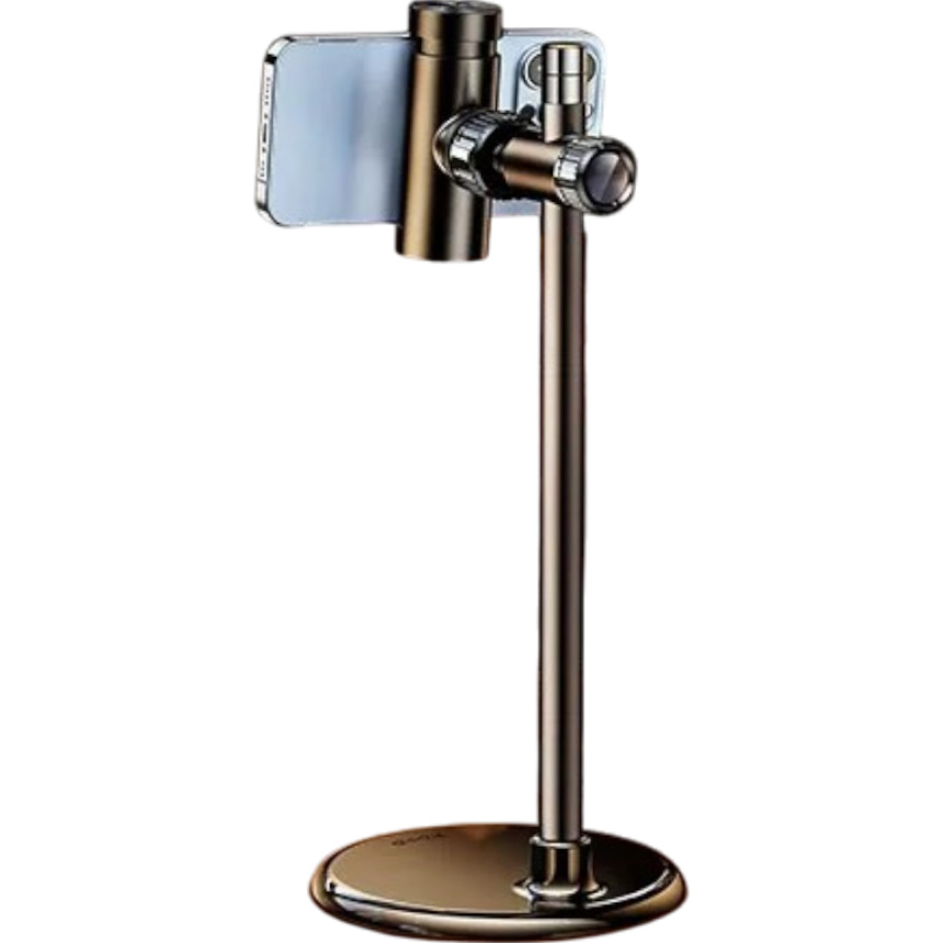 Тримач для смартфона/планшета RTAKO XGZB-01 Multi-Function Adjustable Phone Stand with Round Base Silver