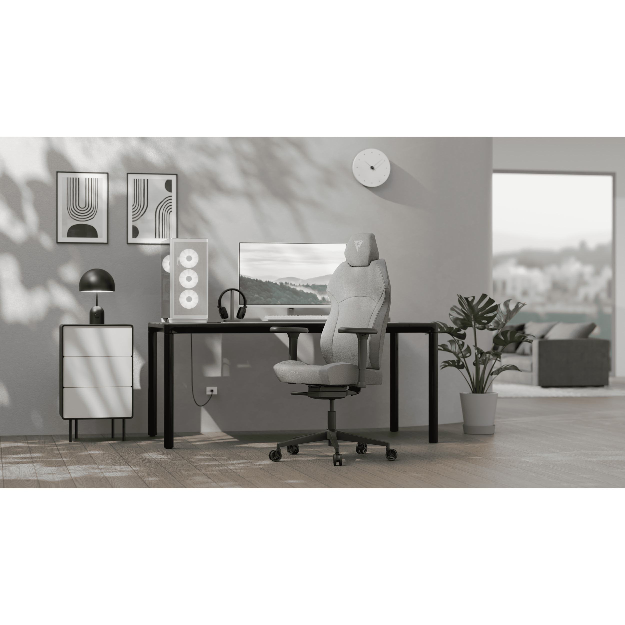 Кресло геймерское TX3 Solo 360 Loft Air Light Gray