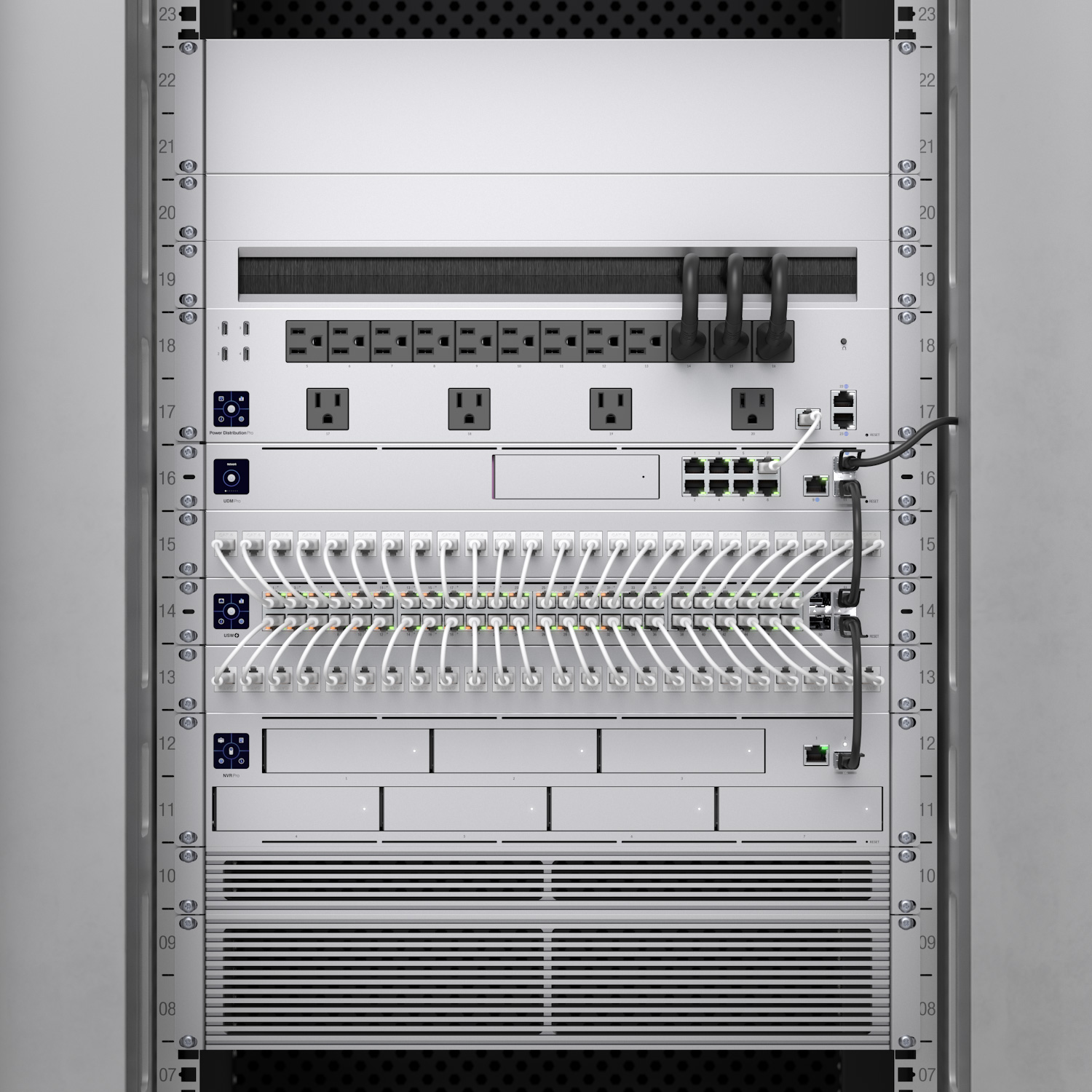 Панель вентиляційна UBIQUITI UniFi UACC-Rack-Panel-Vented-1U