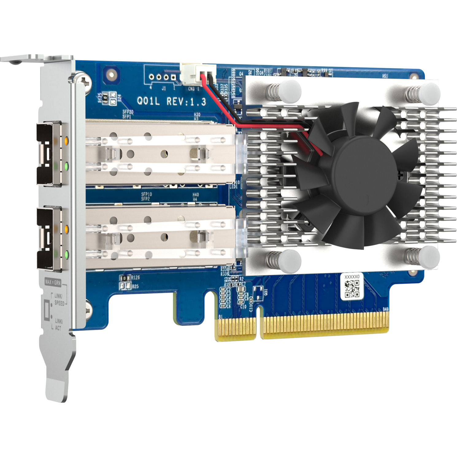 Сетевая карта QNAP QXG-10G2SF-NXE 2x10G SFP+, PCI Express x8